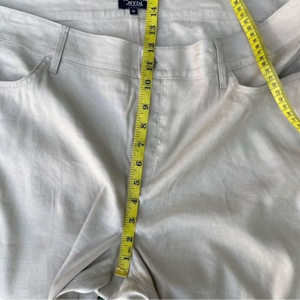 NYDJ Khaki Trouser Pants from Curves 360 Line Size 16 - Picture 4 of 9